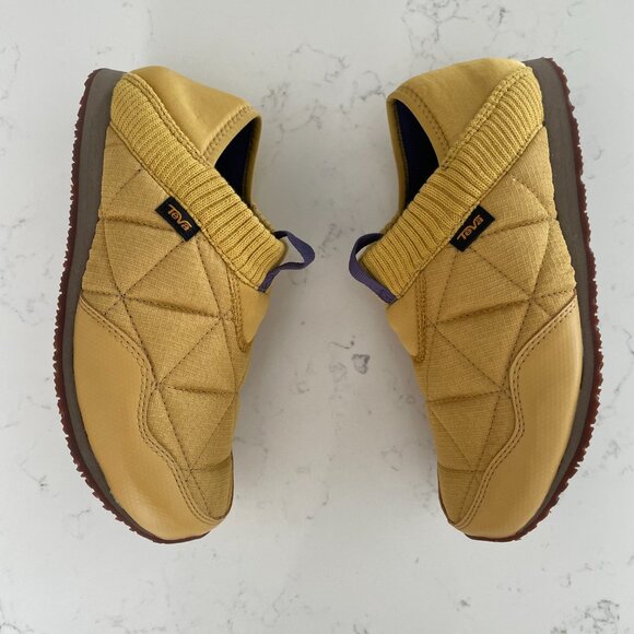 Teva 1984 Outdoor ReEmber Moccasin 1125471 Slip On Gold w Purple Tab Sz 8 NWT - Picture 4 of 14